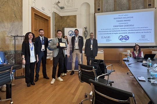 Premio Gustavo Sclocchi a due giovani ricercatori dell’Alma Mater Premio Gustavo Sclocchi a due giovani ricercatori dell’Alma Mater